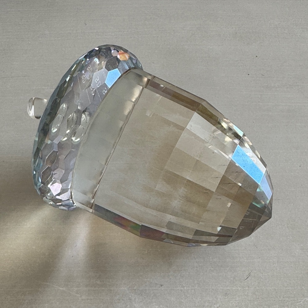 Crystal Acorn Paperweight